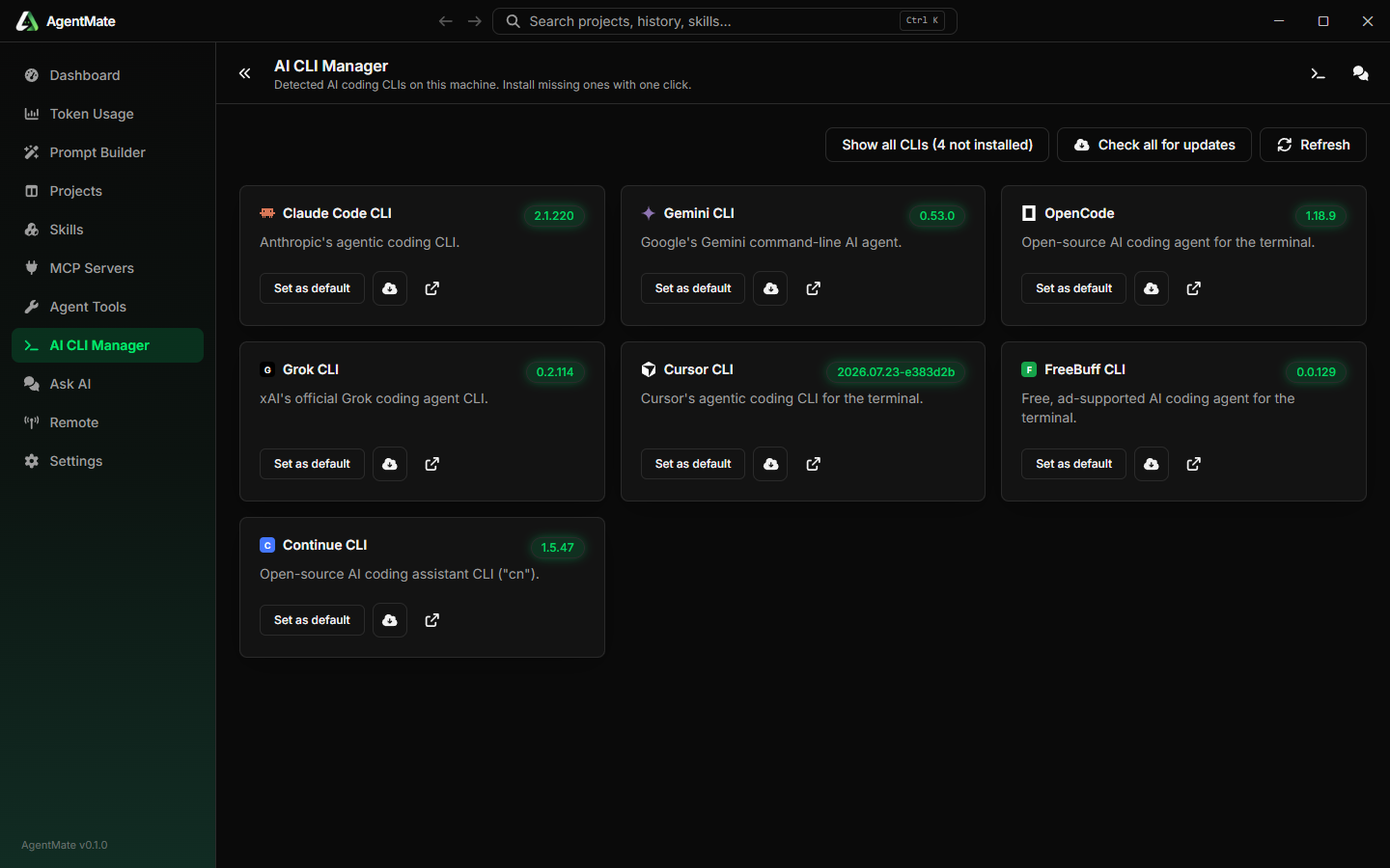 AI CLI Manager