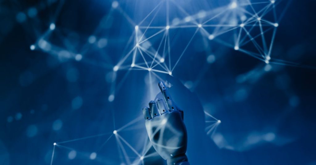 Illustration of AI agents within a secure cloud environment